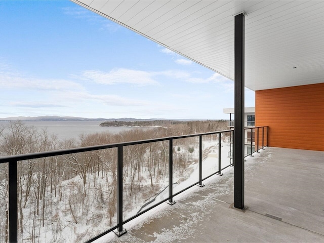 125 Cambrian Way Unit 605, Burlington, VT 05401 - view of snow covered back of property