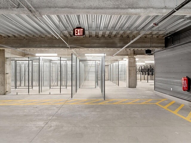 125 Cambrian Way Unit 605, Burlington, VT 05401 - parking deck with a garage door opener
