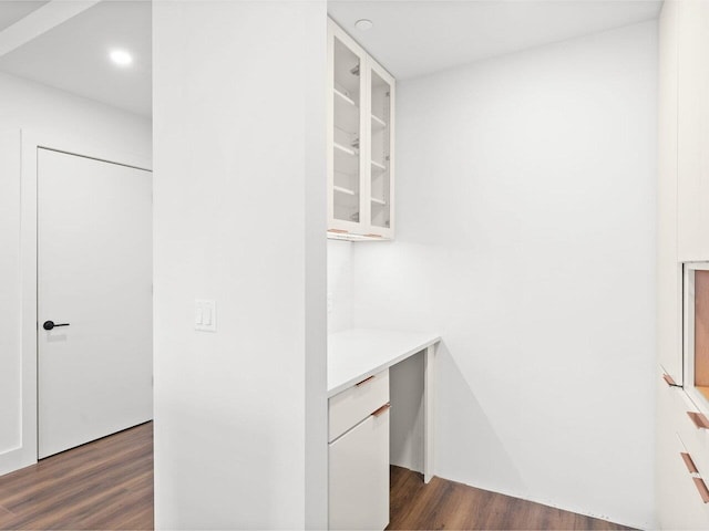 125 Cambrian Way Unit 605, Burlington, VT 05401 - interior space with dark wood-style flooring and recessed lighting