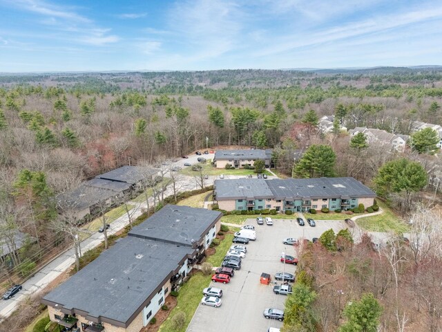 14 Strawberry Bank Rd Unit 2, Nashua, NH 03062 - birds eye view of property featuring a forest view