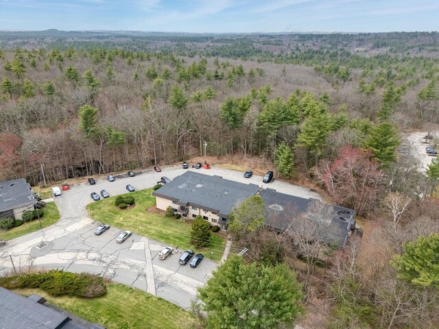 14 Strawberry Bank Rd Unit 2, Nashua, NH 03062 - birds eye view of property featuring a forest view