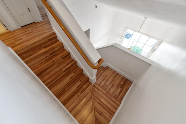 68 Barrington Ave, Nashua, NH 03062 - staircase with wood finished floors