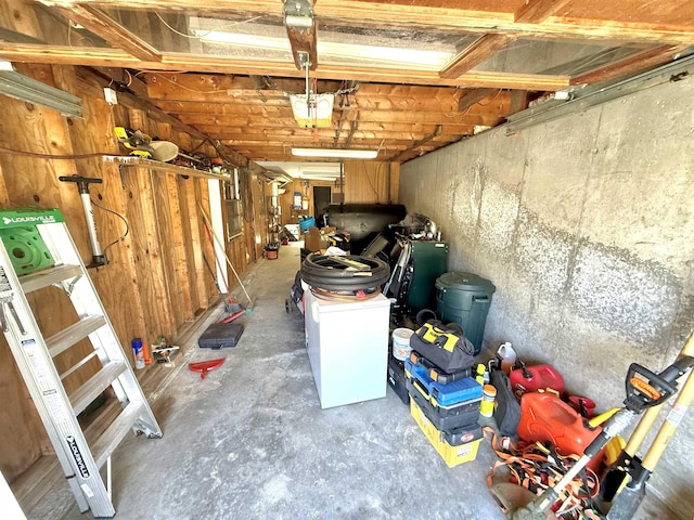 storage with a garage