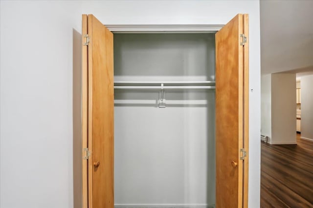 view of closet