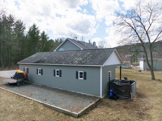 view of side of property