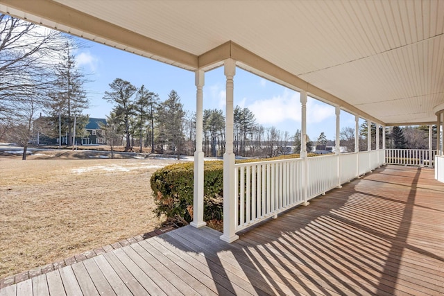 33 Bunker Hill Rd, Auburn, NH 03032 - view of wooden porch