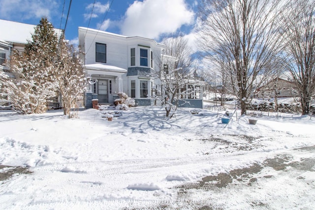 view of front of home
