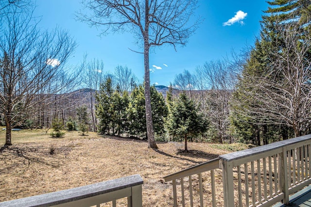 34 Ridge Rd, Jackson, NH 03846 - view of yard with a mountain view
