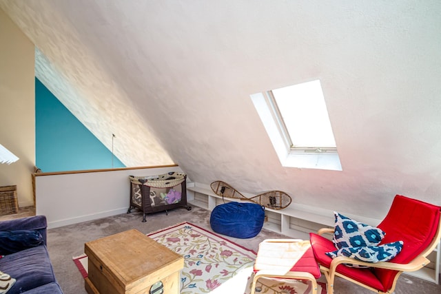 34 Ridge Rd, Jackson, NH 03846 - additional living space featuring a skylight and carpet flooring