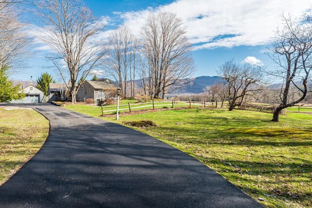 3360 Dorset W Rd, Dorset, VT 05251 - view of road featuring driveway and a mountain view