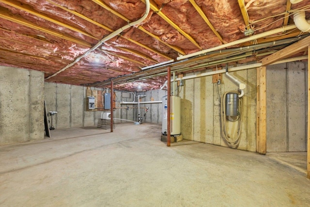 11 Harvest Run, Gilford, NH 03249 - unfinished below grade area featuring electric panel and water heater