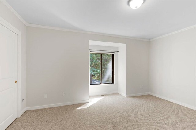 1 Dunvegan Woods Dr, Hampton, NH 03842 - spare room with light carpet, baseboards, and ornamental molding
