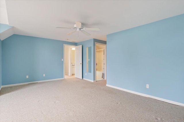 23 Hampton Mdws, Hampton, NH 03842 - unfurnished bedroom featuring carpet, ensuite bath, baseboards, and ceiling fan