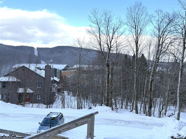 view of mountain feature