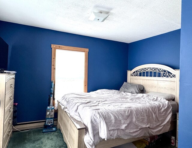 14 Summer St, Northumberland, NH 03582 - bedroom with carpet, a textured ceiling, and baseboards