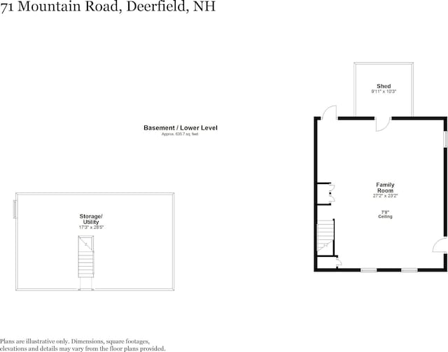 71 Mountain Rd, Deerfield, NH 03037 - view of room layout