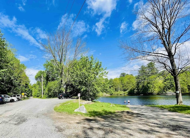 417 Locust St, Rollinsford, NH 03869 - view of asphalt road featuring a water view