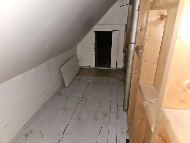 bonus room with lofted ceiling