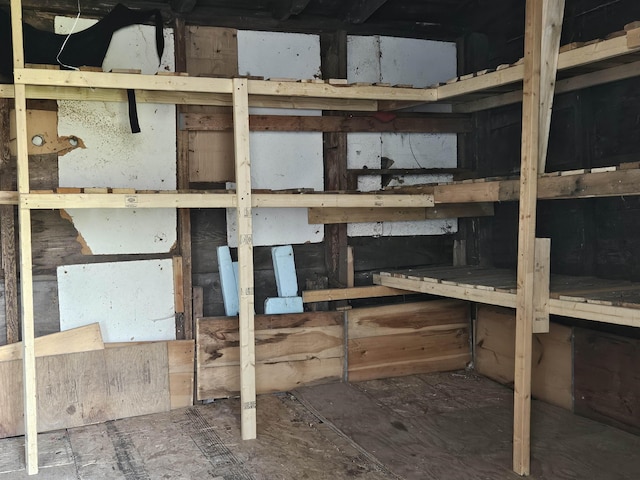 view of storage area