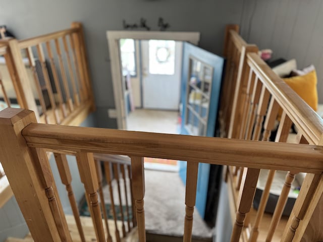 view of stairs