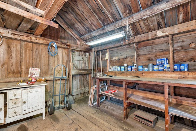 view of storage
