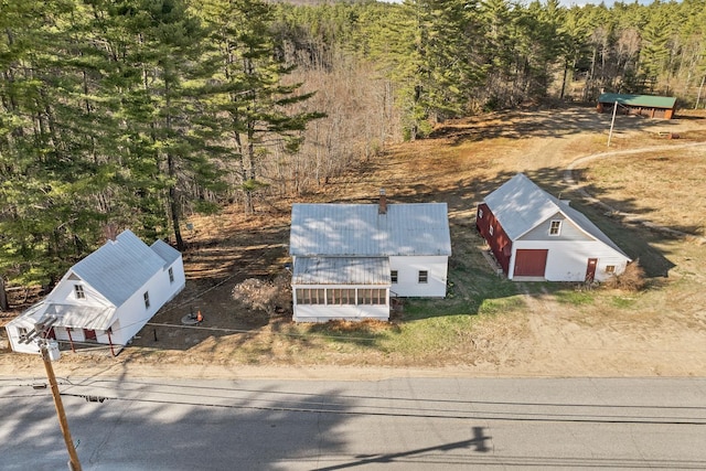 aerial view with a view of trees