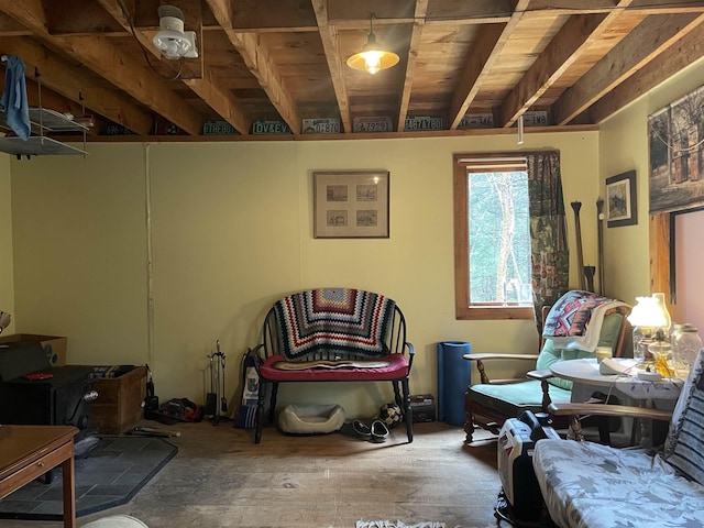 view of sitting room