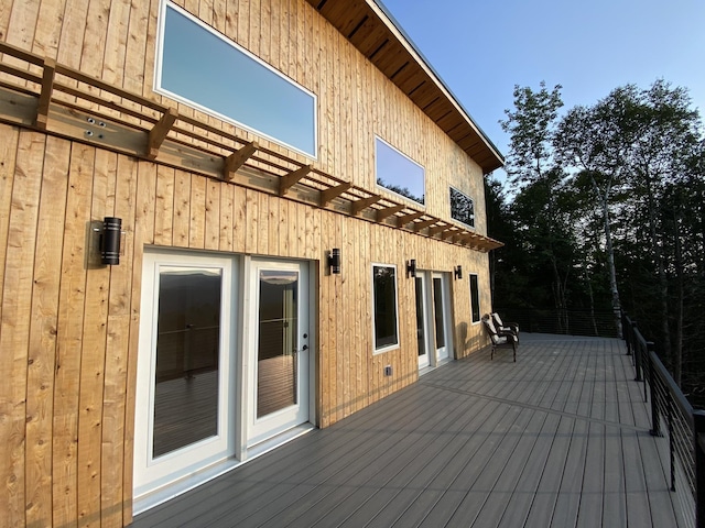 view of deck