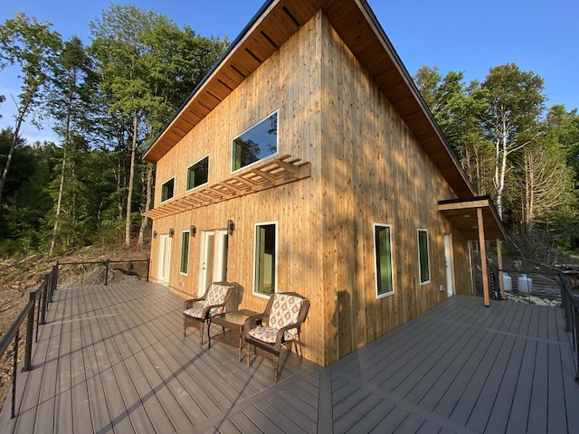 view of deck