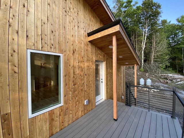 view of deck