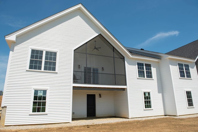 view of rear view of house