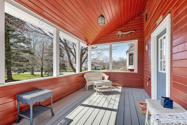 7449 School St, Loudon, NH 03307 - view of sunroom / solarium