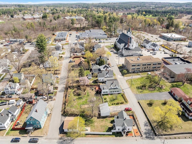 aerial view featuring a residential view