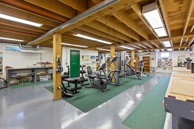interior space with a healthy amount of sunlight