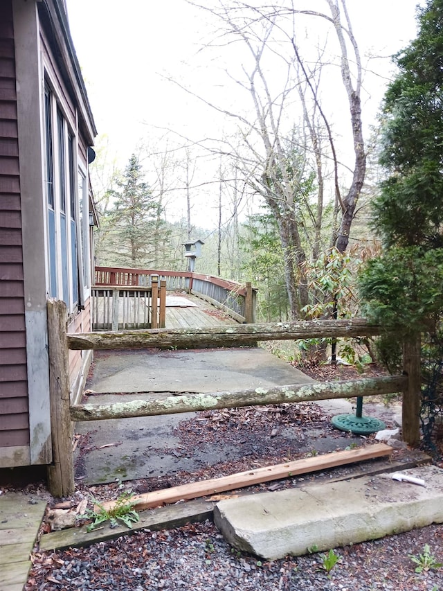 3730 Rte 100, Wardsboro, VT 05355 - view of wooden terrace