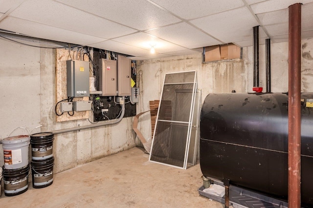 utilities featuring heating fuel and electric panel