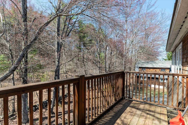 107-109 Baker Rd, Springfield, VT 05156 - view of wooden deck