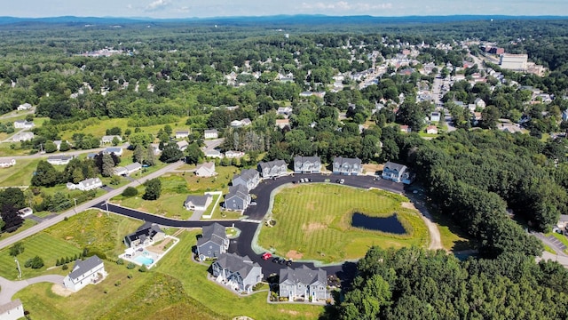 aerial view with a view of trees