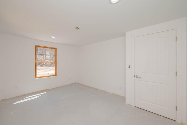 view of empty room