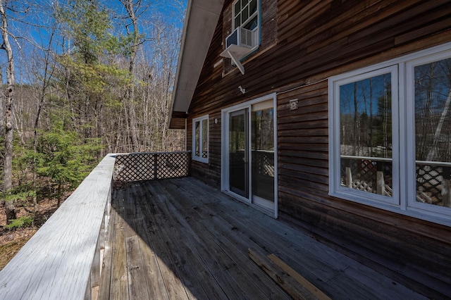view of deck