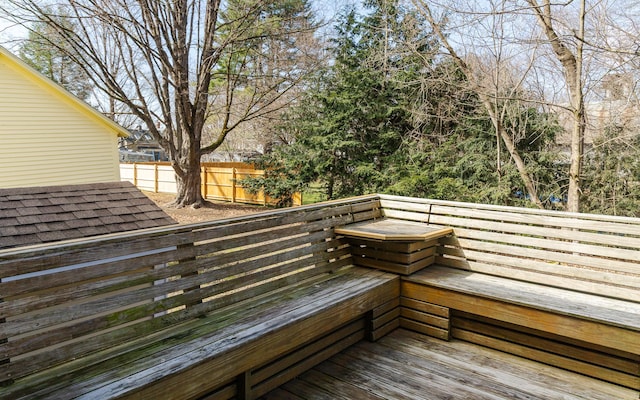 152 E St, Charlestown, NH 03603 - wooden terrace featuring fence