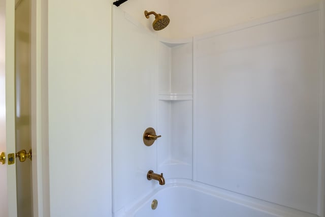 full bathroom with tub / shower combination