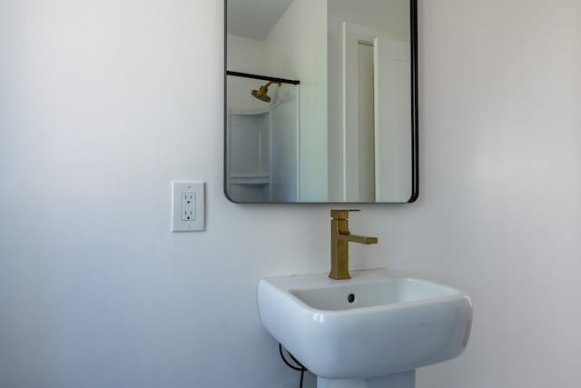 bathroom with a sink