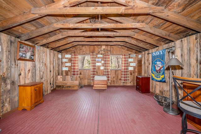 view of attic