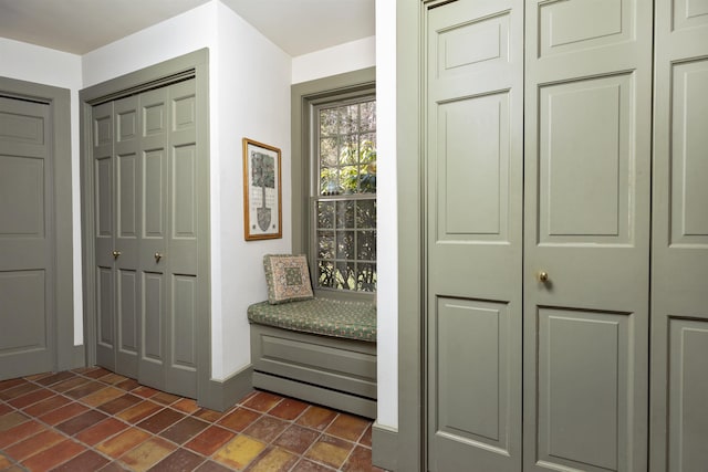 mudroom featuring baseboards