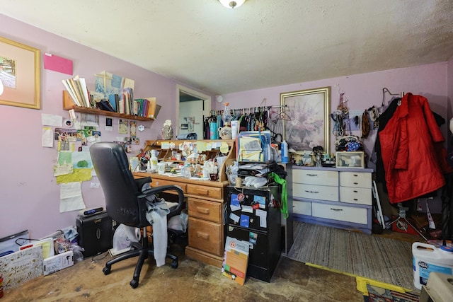 view of home office