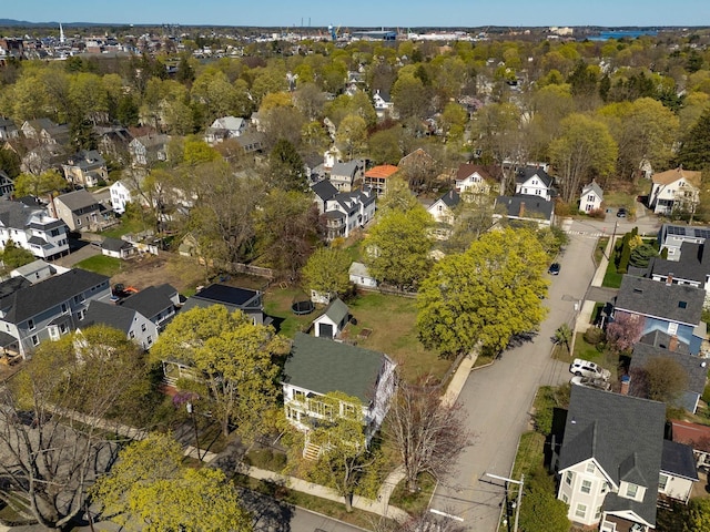 birds eye view of property featuring a residential view