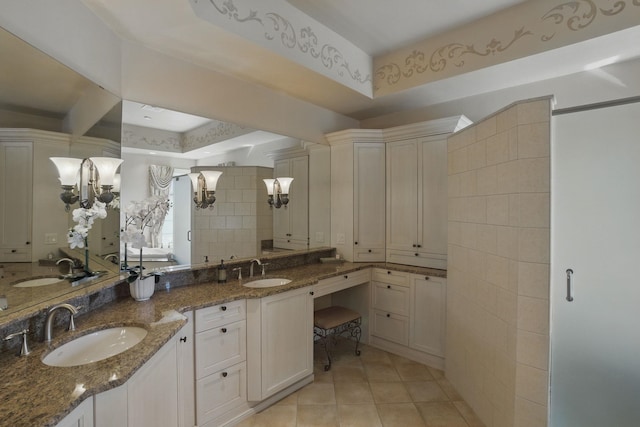 7 Champagne Ter, Bedford, NH 03110 - bathroom featuring a sink and tile patterned flooring