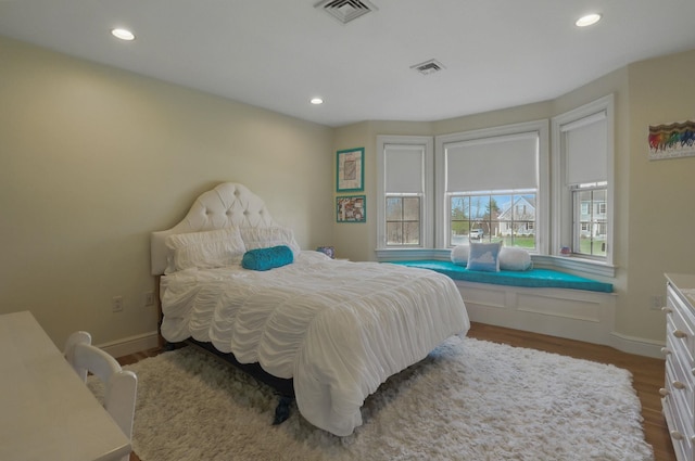 7 Champagne Ter, Bedford, NH 03110 - bedroom featuring visible vents, recessed lighting, and wood finished floors