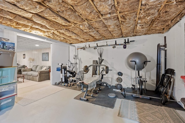 view of workout room